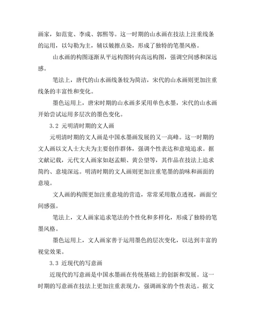 传统与现代：中国水墨画的演变历程
