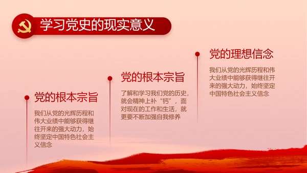 奋斗百年路启航新征程动态PPT模板