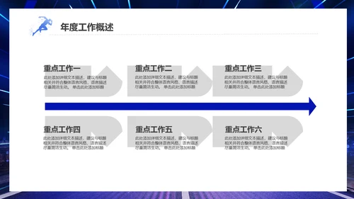 新起点新跨越新年起跑工作计划通用PPT
