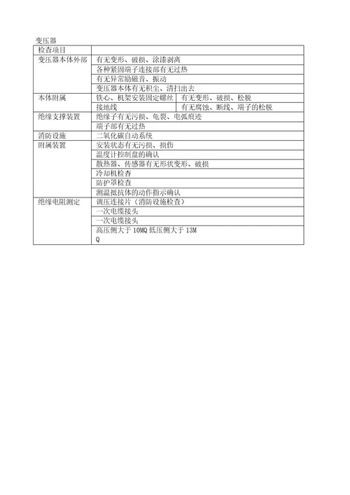 配电房电气设备维护方案