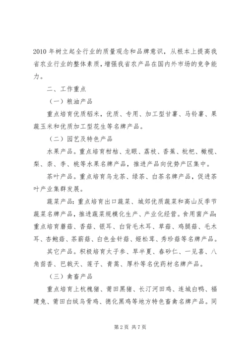 某实施农业品牌带动战略发展规划 (5).docx