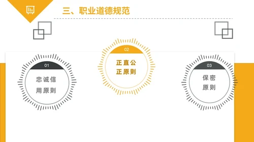 黄黑白色不规则简约商务合规管理工作培训PPT课件管理培训