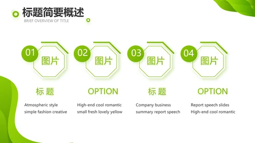 企业绿色发展战略动态PPT模板