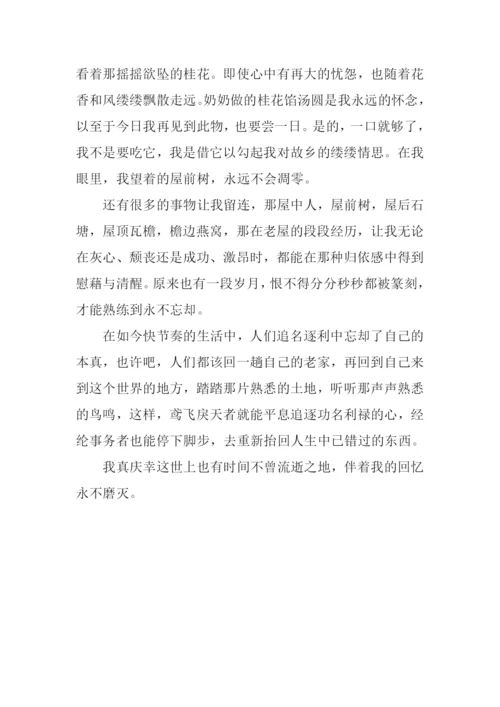 故土情思作文900字.docx
