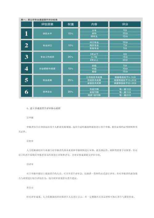 五步构建员工发展多通道模式.docx