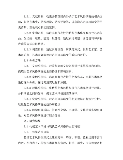 传统与现代：艺术风格的演变