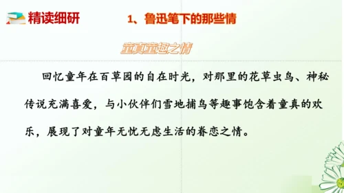 七年级语文上册第三单元整本书阅读《朝花夕拾》课件