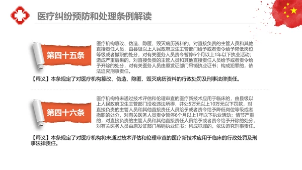 医疗纠纷预防和处理条例学习解读医生PPT