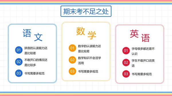 卡通插画可爱人物一年级家长会PPT模板