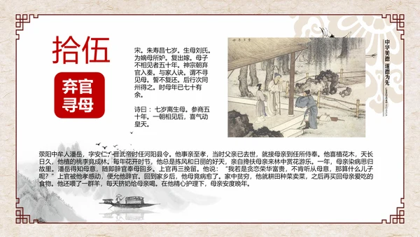 孝道百善孝为先传统文化PPT模板