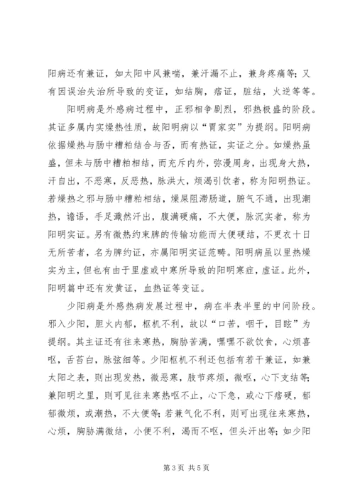 学习《伤寒论》心得体会 (3).docx