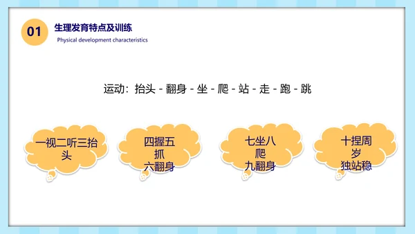 幼儿园早教知识基础发育知识ppt模板