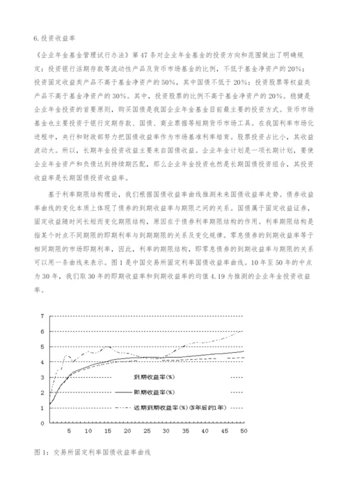 中国新企业年金替代率测算及其敏感性分析-期限结构.docx