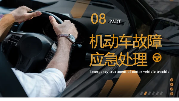深色简约驾驶员交通安全知识培训PPT全国交通安全日