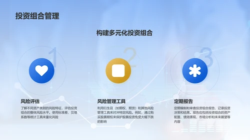 蓝色商务风地产金融年度财务报告PPT模板
