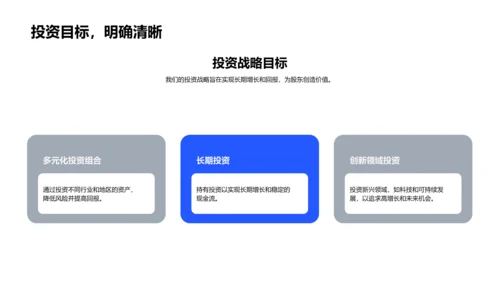 银行战略月报PPT模板