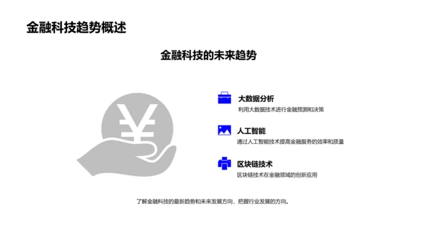 金融科技述职报告PPT模板