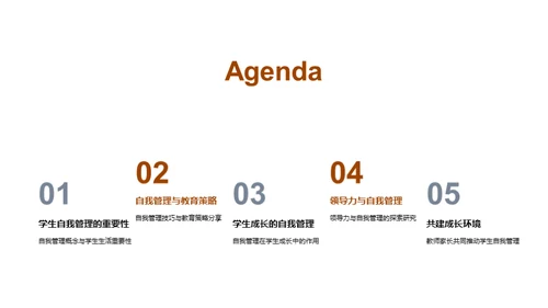 自我管理的秘诀