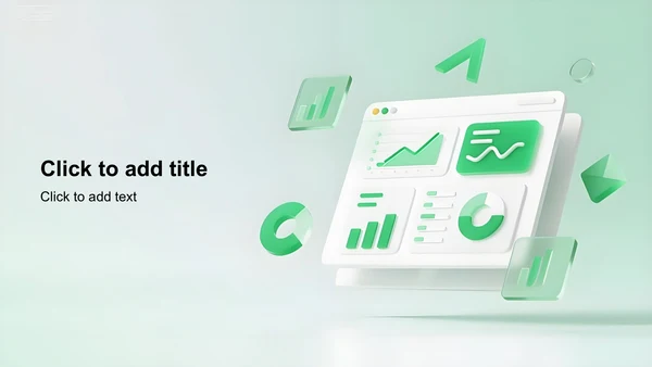 绿色科技风通用行业总结汇报PPT主题