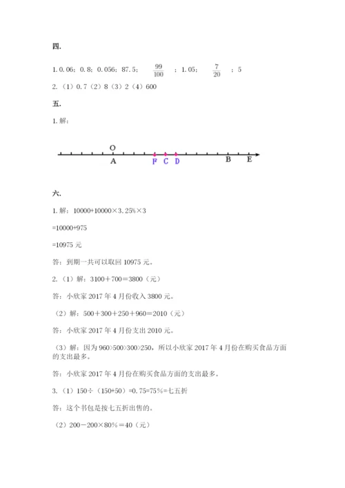 浙江省宁波市小升初数学试卷附完整答案【考点梳理】.docx