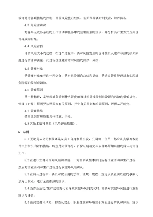 安健环原始风险评估实施标准细则.docx