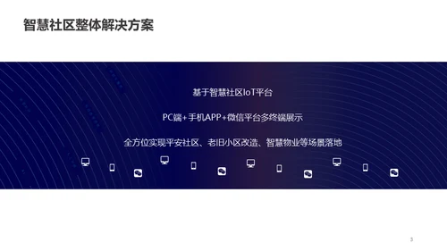 智慧社区解决通用PPT方案