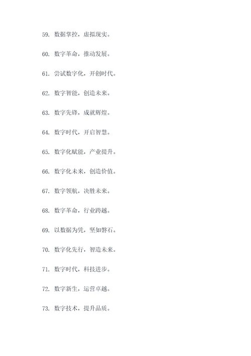 数字电厂标语口号简短