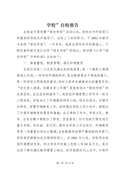 学校”自检报告.docx