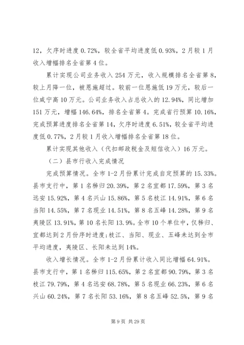 供电所月度经营情况分析[优秀范文五篇].docx