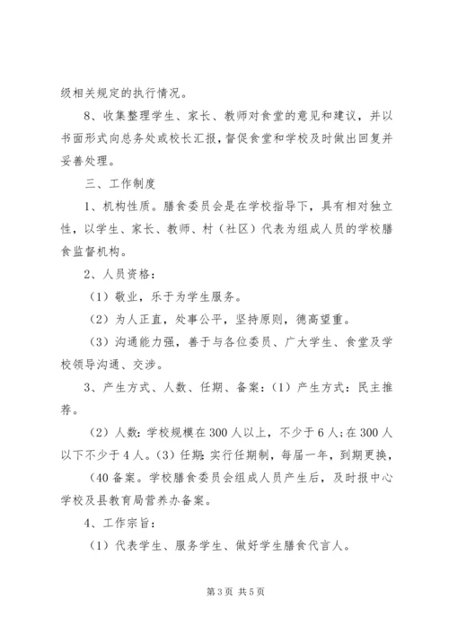 学校膳食委员会工作方案(模版).docx