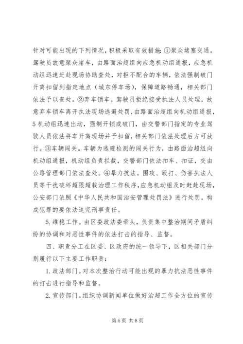 运输车辆超限超载治理工作实施方案.docx