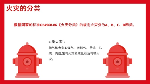 可爱卡通火灾消防灭火安全宣传PPT课件
