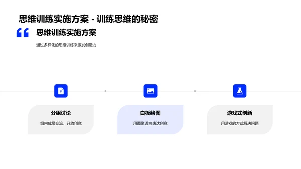 创意团队协作技巧PPT模板