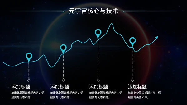 星际元宇宙你好宇航员元宇宙介绍通用PPT模板
