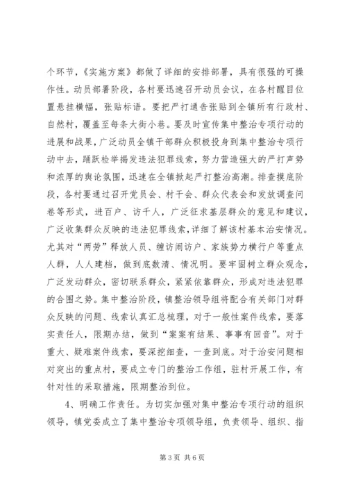 在全镇打邪治恶专项整治动员大会上的讲话.docx