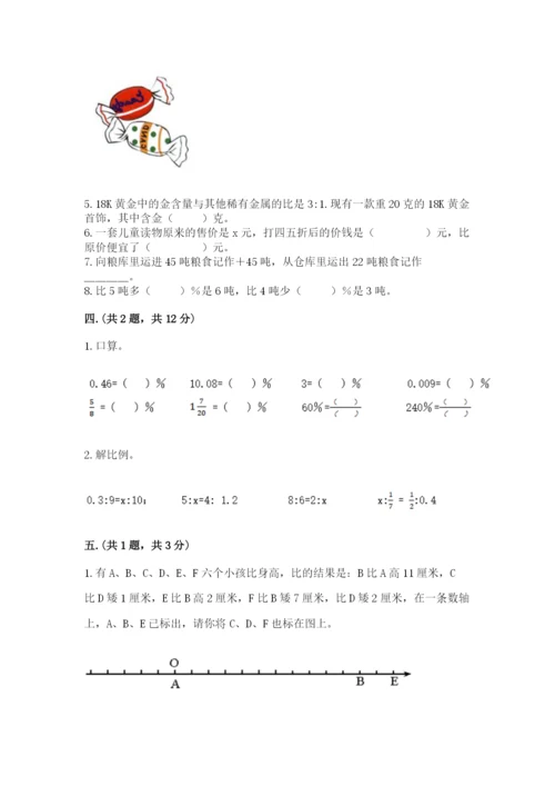 人教版六年级数学下学期期末测试题及参考答案【突破训练】.docx