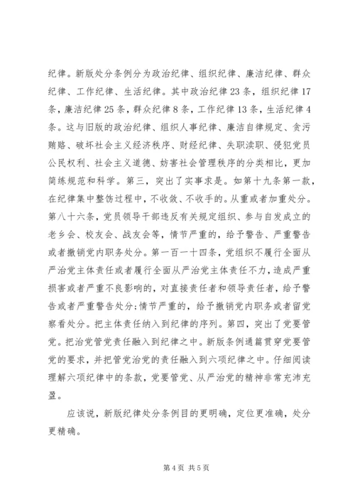 学习新条例心得体会两篇.docx