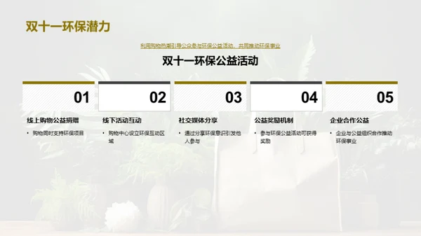 双十一与环保公益