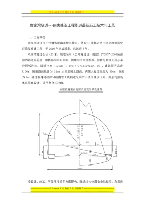 袁家湾隧道---病害处治工程引进最新施工技术与工艺.docx