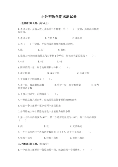 小升初数学期末测试卷（重点）.docx