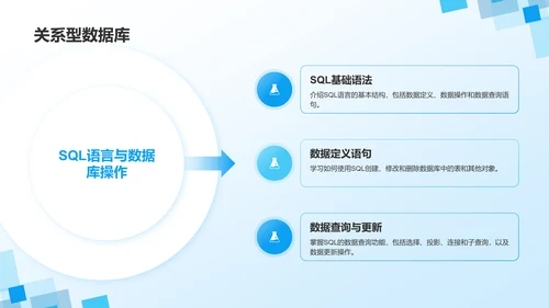 蓝色几何风IT互联网——技术与工具培训PPT模板