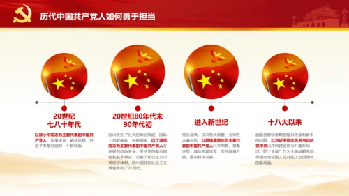立足岗位讲奉献勇于担当比作为党课PPT
