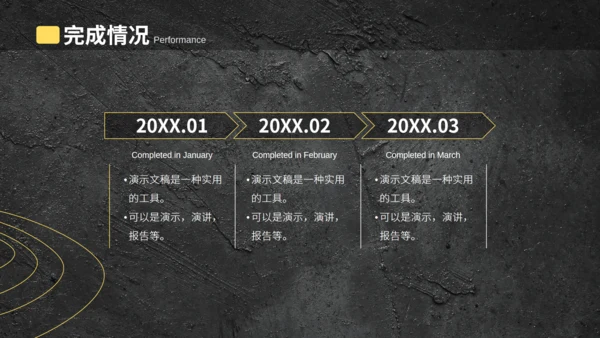 季度工作计划汇报总结通用PPT