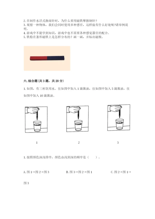 教科版小学科学二年级下册 期末测试卷（综合卷）.docx