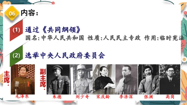 第1课中华人民共和国成立  课件