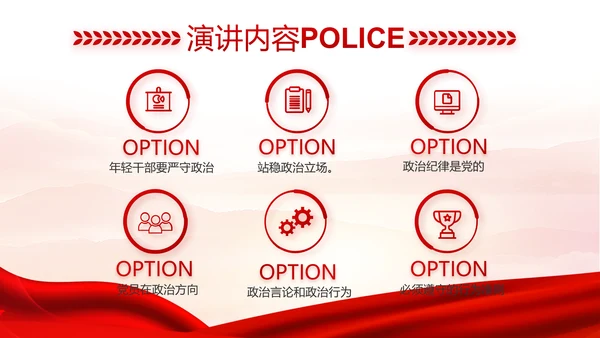 红色大气公安人民警察工作总结汇报动态PPT
