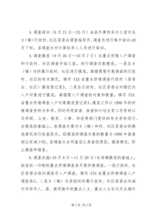 重点侨情调查实施方案 (6).docx