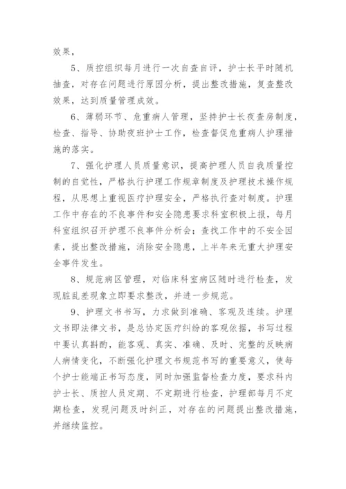 医院护理质控工作总结.docx