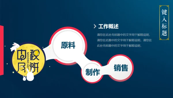 情满中秋节月圆夜通用PPT模板