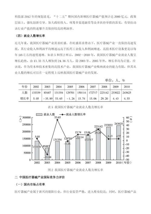 我国医疗器械产业安全状况评估.docx